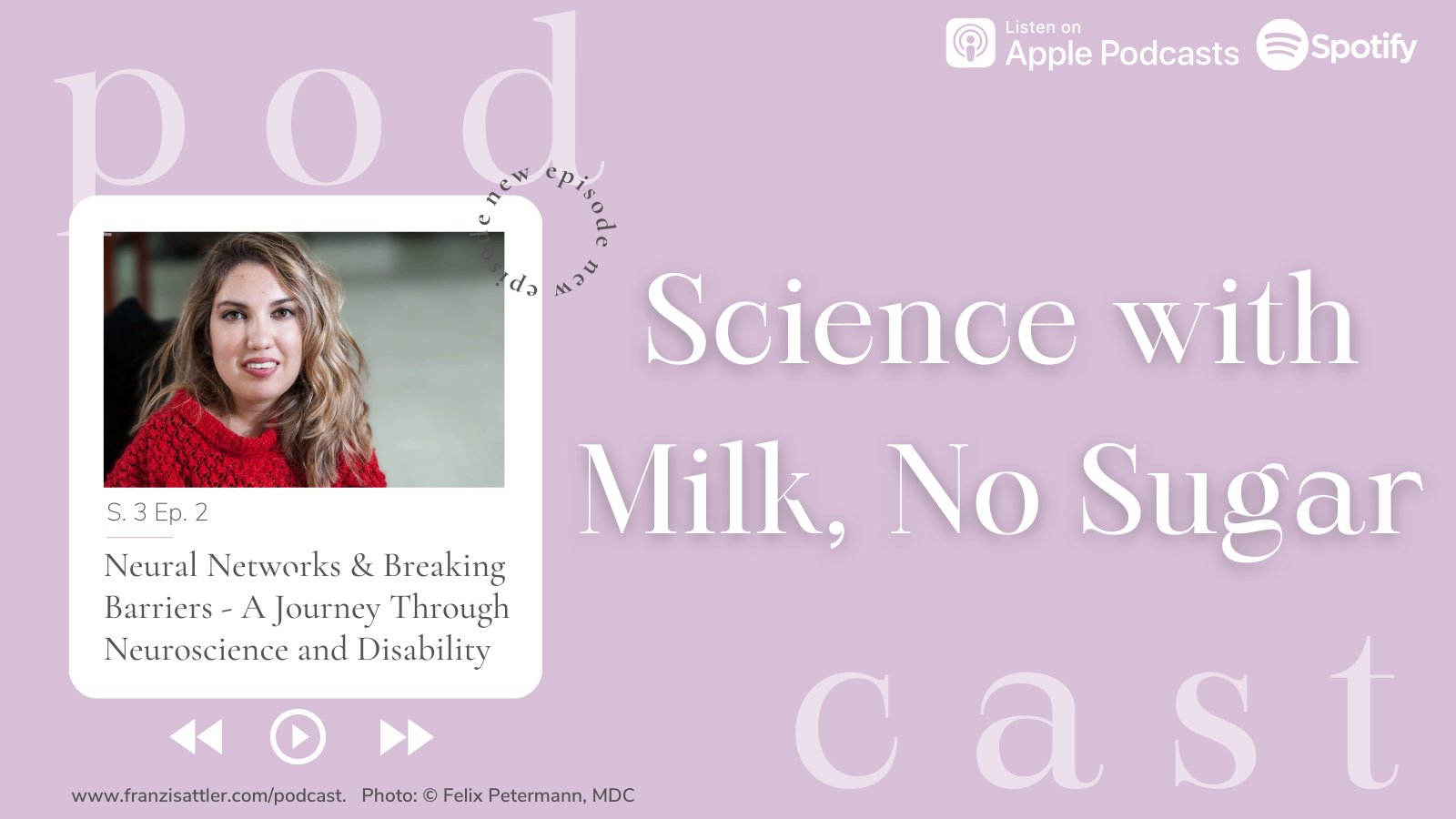 "Science with Milk, No Sugar" Podcast